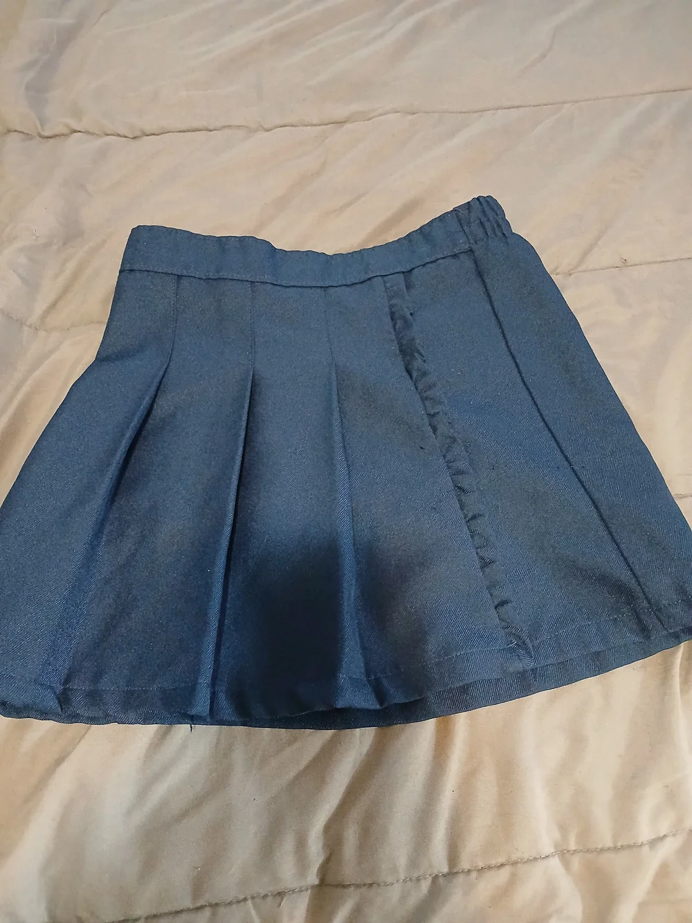 Wonder Nation Navy Blue Pleated School Uniform Skort Sz 8